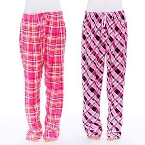 WINTERY DREAM Cozy Plaid Lounge Pants